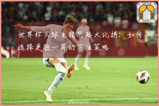 世界杯买球竞猜思路大比拼：如何选择更胜一筹的下注策略